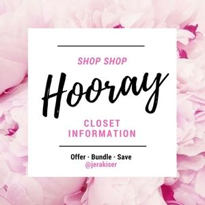 • Closet Information  |  Meet Your Seller •